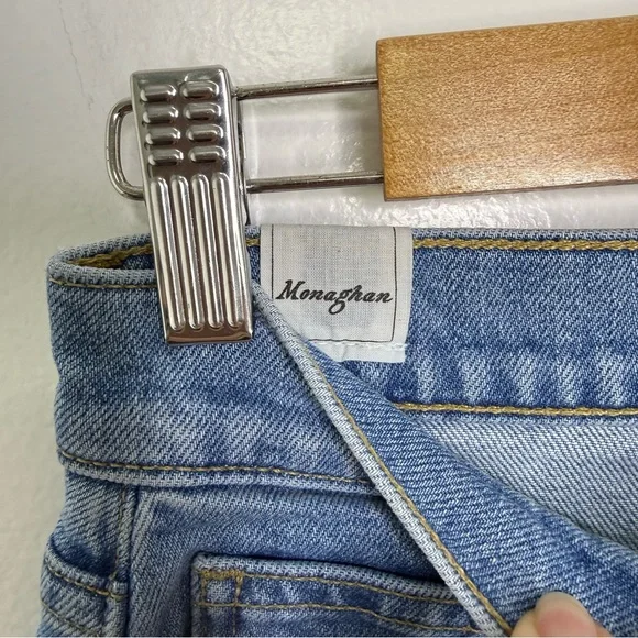 FRANK & EILEEN Monaghan High Rise Straight Leg Cropped Jeans - Picture 6 of 11